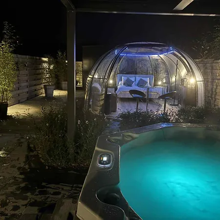 Dome Du Puits Avec Jacuzzi Et Sauna Privatif