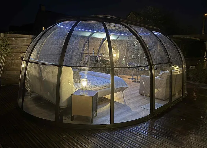 Dome Du Puits Avec Jacuzzi Et Sauna Privatif