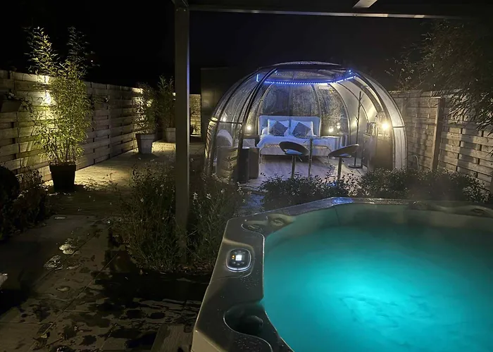Dome Du Puits Avec Jacuzzi Et Sauna Privatif